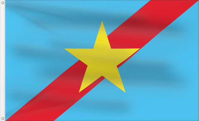 Drapeau, avec deux œillets métalliques et guindant renforcé : Ngaraard State	Ngaraard State Palau