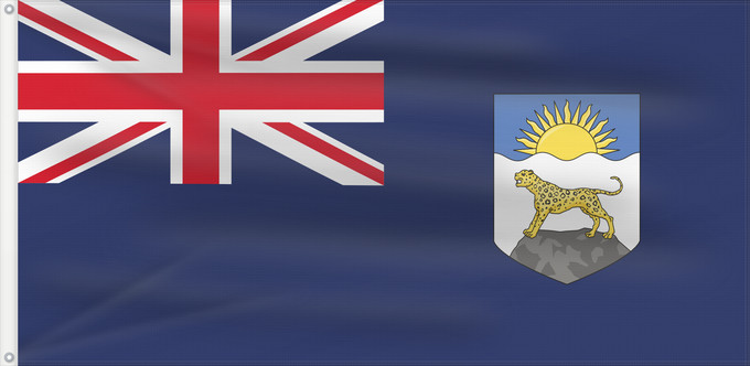 Drapeau, avec deux œillets métalliques et guindant renforcé : Nyasaland