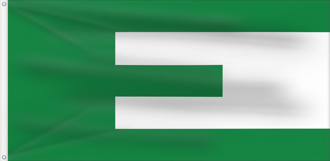 Drapeau, avec deux œillets métalliques et guindant renforcé : Old flag of the European Movement