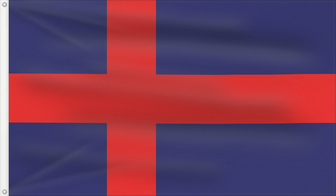 Drapeau, avec deux œillets métalliques et guindant renforcé : Oldenburg  Scandinavian Cross	Oldenburg (Scandinavian Cross) (1774–1919)	Oldenburg (Croix scandinave) (1774–1919)	Oldenburg (Cruz escandinava) (1774–1919)	Oldenburg (Skandinavienkreuz) (1774–1919)	Oldenburg (Croce scandinava) (1774–1919)	Civil flag of Old