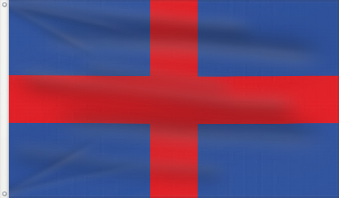 Drapeau, avec deux œillets métalliques et guindant renforcé : Oldenburg  St. George Cross	Oldenburg (St. George Cross)	Oldenburg (Croix de Saint-Georges)	Oldenburg (Cruz de San Jorge)	Oldenburg (Georgskreuz)	Oldenburg (Croce di San Giorgio)	State flag of Oldenburg  1774-1871 Civil flag of Oldenburg  1919–1934