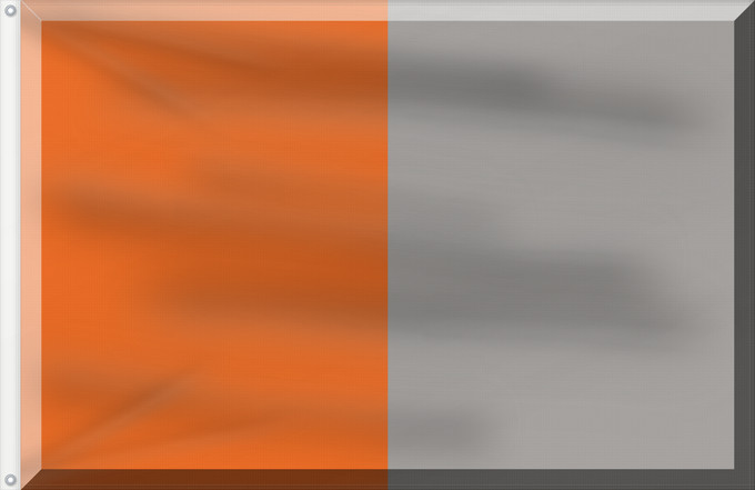 Drapeau, avec deux œillets métalliques et guindant renforcé : Orange and grey	This W3C-unspecified vector image was created with Inkscape	Drapeau orange et gris	Bandera naranja y gris	Flagge Orange und Grau	Fantasia arancione e grigia