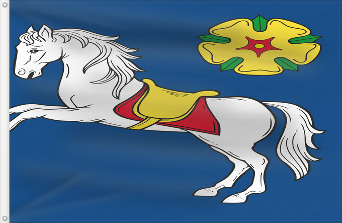 Drapeau, avec deux œillets métalliques et guindant renforcé : Ostrava	Ostrava  CZ	Ostrau	Ostravy