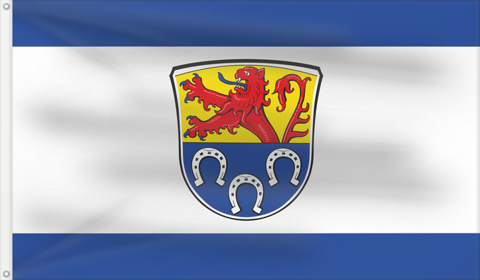 Drapeau, avec deux œillets métalliques et guindant renforcé : Pfungstadt Pfungstadt, Hesse, Germany Stadt Pfungstadt, Hessen, Deutschland