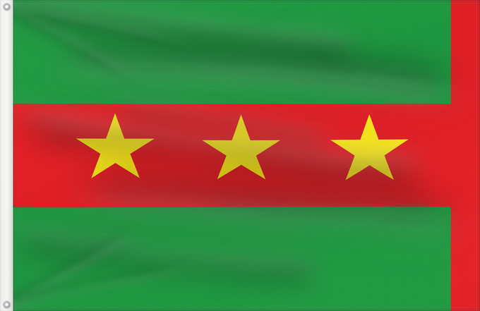 Drapeau, avec deux œillets métalliques et guindant renforcé : Poble ewe