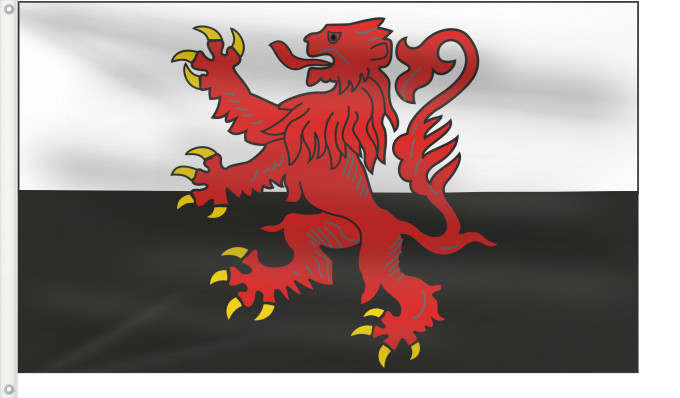 Flag, with two metal eyelets and reinforced hoist: Poitou Charentes alternate Region Poitou Charentes Région Poitou Charentes Poitou Charentes