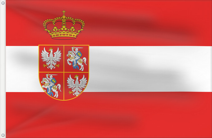 Drapeau, avec deux œillets métalliques et guindant renforcé : Poland-Lithuania  Empire Total War	Poland-Lithuania in Empire Total War	Pologne-Lituanie (Empire Total War)	Polonia-Lituania (Empire Total War)	Polen-Litauen (Empire Total War)