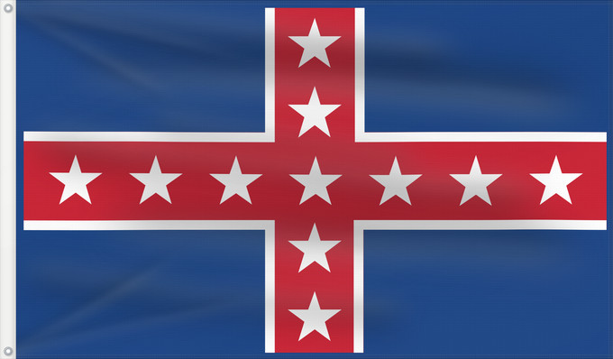 Drapeau, avec deux œillets métalliques et guindant renforcé : Polks corps