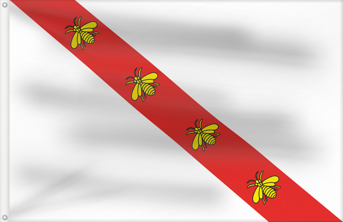 Drapeau, avec deux œillets métalliques et guindant renforcé : Princedom of Elba	Principality of Elba  19th century	Principauté d'Elbe (XIXe siècle)	Principado de Elba (siglo XIX)	Fürstentum Elba (19. Jahrhundert)	Principato dell Isola d Elba