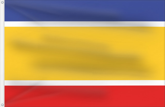 Drapeau, avec deux œillets métalliques et guindant renforcé : Proposed flag of the United Cyprus Republic	Proposed flag of the United Cyprus Republic under the Annan Plan