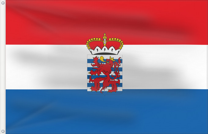 Drapeau, avec deux œillets métalliques et guindant renforcé : Province of Luxembourg	Provincie Luxemburg