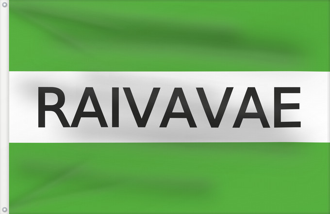 Drapeau, avec deux œillets métalliques et guindant renforcé : Raivavae