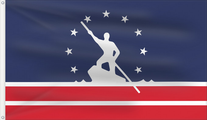 Flag, with two metal eyelets and reinforced hoist: Richmond, Virginia Ricmondiae, Virginia
