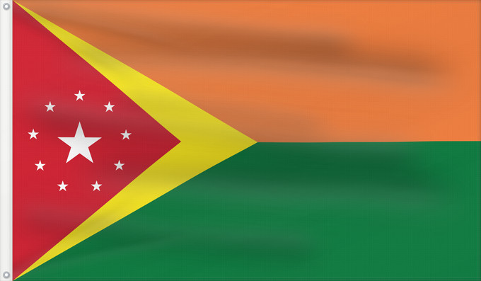 Drapeau, avec deux œillets métalliques et guindant renforcé : Rincon	Municipio de Rincón, Puerto Rico