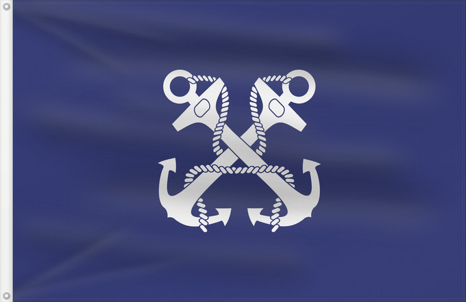 Flag, with two metal eyelets and reinforced hoist: ROC Minister of Marine ROC Minister of Marine Flag abolished in end of 1928