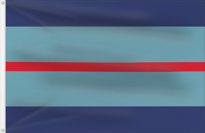 Flag, with two metal eyelets and reinforced hoist: Royal Flying Corps	The Royal Flying Corps  RFC  was the air arm of the British Army from 1912-1918, when it merged with the Royal Naval Air Service on 1 April 1918 to form the Royal Air Force