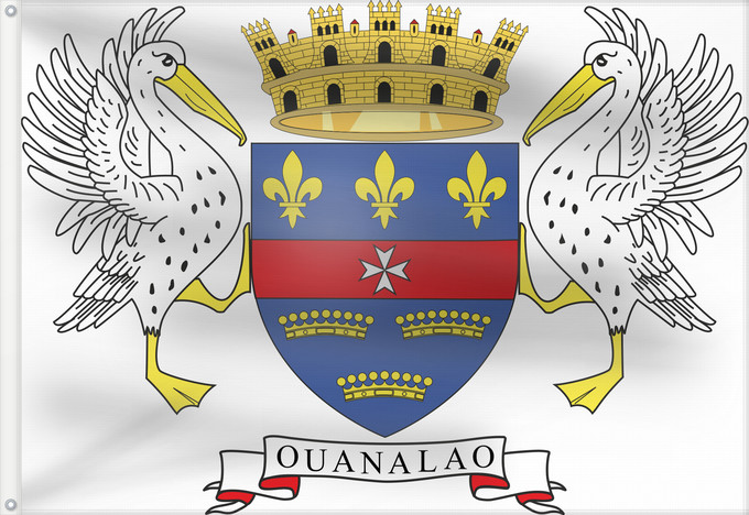 Flag, with two metal eyelets and reinforced hoist: Saint Barthelemy Saint Barthélemy Saint-Barthélemy San Bartolomé