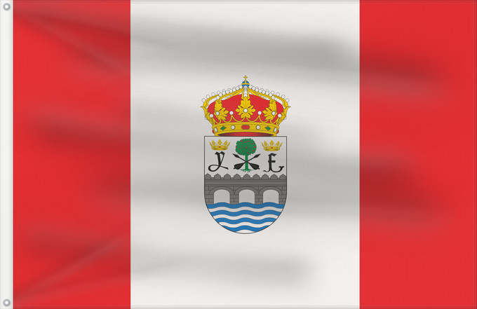 Flag, with two metal eyelets and reinforced hoist: San Sebastián de los Reyes Spain San Sebastián de los Reyes España