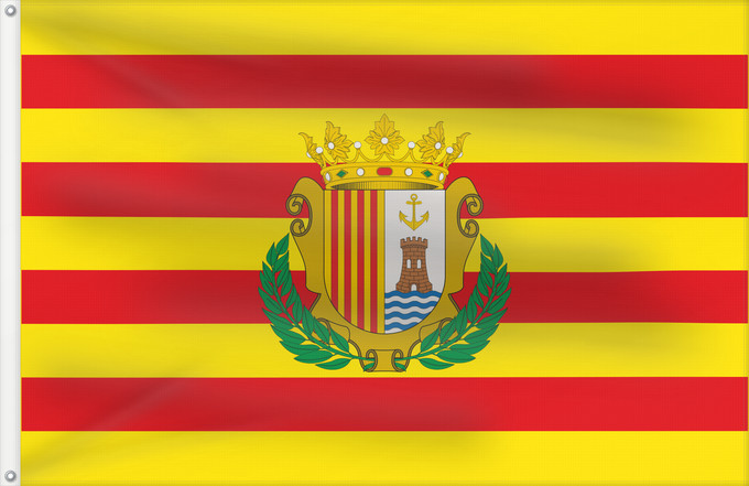 Drapeau, avec deux œillets métalliques et guindant renforcé : Santa Pola