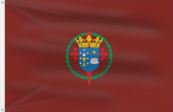 Drapeau, avec deux œillets métalliques et guindant renforcé : Santiago de Compostela	Saint-Jacques-de-Compostelle	Santiago di Compostela