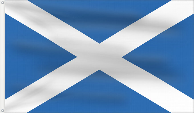 Drapeau, avec deux œillets métalliques et guindant renforcé : Scotland as a path