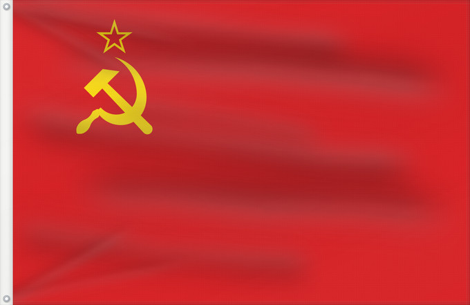 Drapeau, avec deux œillets métalliques et guindant renforcé : Soviet Union  3-2	3 2 variant of flag of the Soviet Union	Union soviétique (3-2)	Unión Soviética (3-2)	Sowjetunion (3-2)	Unione Sovietica (3-2)