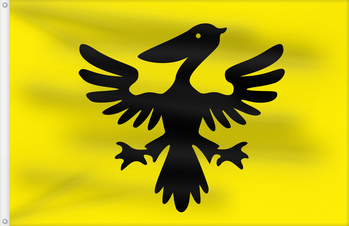 Flag, with two metal eyelets and reinforced hoist: Syldavia