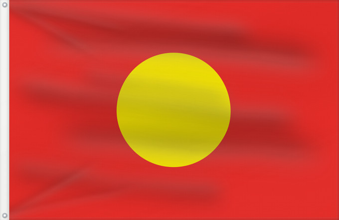 Drapeau, avec deux œillets métalliques et guindant renforcé : Tây Sơn Dynasty	Quang Trung Đế kì