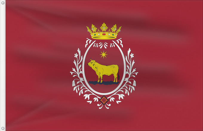 Drapeau, avec deux œillets métalliques et guindant renforcé : Teruel	Teruel  Aragón	Tergüel  Aragón
