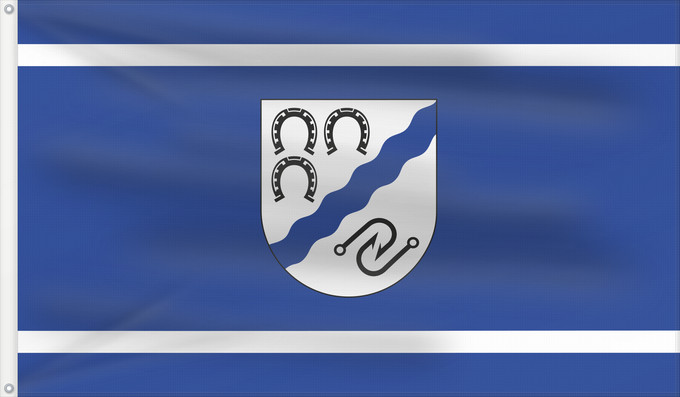 Drapeau, avec deux œillets métalliques et guindant renforcé : Ummanz Flagge1 Ummanz Gemeinde Ummanz