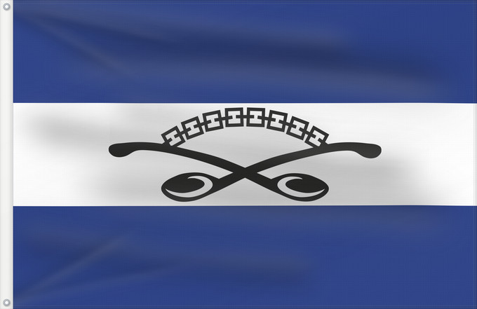 Bandera, con dos ojales metálicos y lado del asta reforzado: Gazankulu	Mujeko ya Gazankulu
