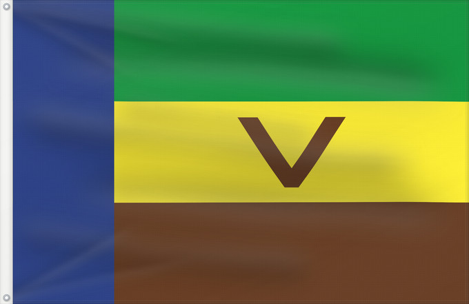 Flag, with two metal eyelets and reinforced hoist: Venda 1973–1994 Venda Venda (1973–1994) Fulaga ya Venḓa