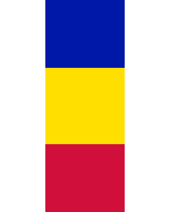 Vertical Hanging Swivel Crossbar Banner Flag: Andorra |  portrait flag | 6m² | 64sqft | 400x150cm | 13x5ft 