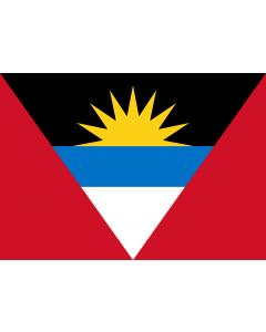 Drapeau: Antigua-et-Barbuda |  drapeau paysage | 0.7m² | 70x100cm 