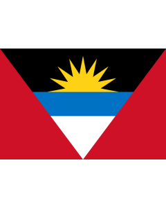 Flag: Antigua and Barbuda |  landscape flag | 0.96m² | 10sqft | 80x120cm | 2.5x4ft 