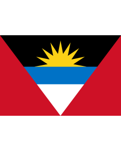 Flag: Antigua and Barbuda |  landscape flag | 0.24m² | 2.5sqft | 40x60cm | 1.3x2foot 