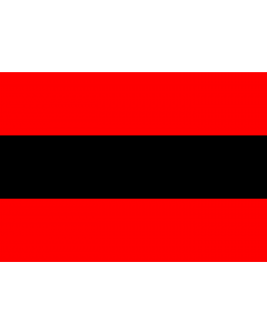 Flag: Civil Ensign of Albania |  landscape flag | 2.16m² | 23sqft | 120x180cm | 4x6ft 