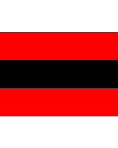 Bandera: Civil Ensign of Albania |  bandera paisaje | 1.35m² | 90x150cm 