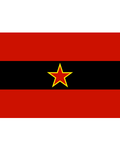 Bandera de  Civil Ensign of Albania  1945-1992 | Civil ensign of People s Republic of Albania 1946-1992 |  bandera horizontal | 2.16m² | 120x180cm 