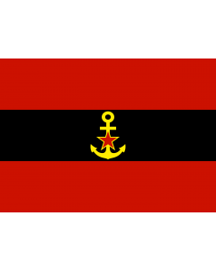 Flag: Naval Ensign of Albania 1946-1954 |  landscape flag | 2.16m² | 23sqft | 120x180cm | 4x6ft 