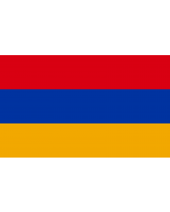 Flag: Armenia |  landscape flag | 1.35m² | 14.5sqft | 90x150cm | 3x5ft 