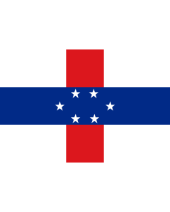 Flagge: XXS Niederländische Antillen  |  Querformat Fahne | 0.24m² | 40x60cm 
