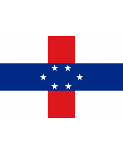 Flag: Netherlands Antilles |  landscape flag | 0.96m² | 10sqft | 80x120cm | 2.5x4ft 