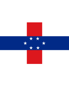 Flagge: XXXL+ Niederländische Antillen  |  Querformat Fahne | 6.7m² | 200x335cm 