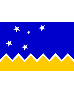 Flag: Magallanes and Chilean Antarctica Region, Chile |  landscape flag | 0.24m² | 2.5sqft | 40x60cm | 1.3x2foot 