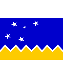 Flag: Magallanes and Chilean Antarctica Region, Chile |  landscape flag | 0.06m² | 0.65sqft | 20x30cm | 8x12in 