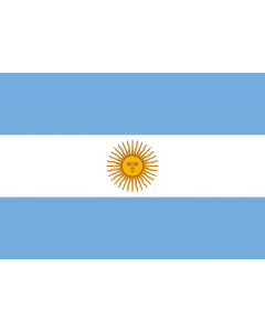 Flag: Argentina |  landscape flag | 0.7m² | 7.5sqft | 70x100cm | 2x3ft 