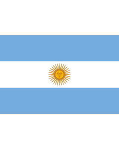 Flag: Argentina |  landscape flag | 0.24m² | 2.5sqft | 40x60cm | 1.3x2foot 