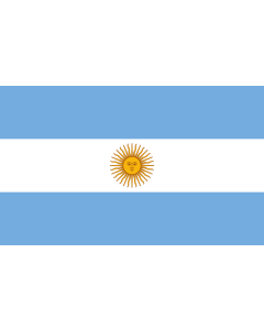 Table-Flag / Desk-Flag: Argentina 15x25cm