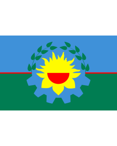 Flag: Buenos Aires Province |  landscape flag | 0.06m² | 0.65sqft | 20x30cm | 8x12in 